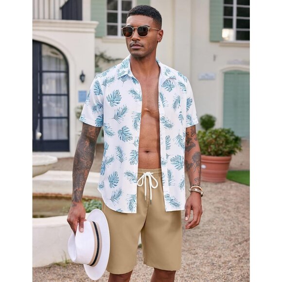 Coofandy Men's Running Athletic Gym Workout  Fitted Exercise Shorts - Picture 5 of 7